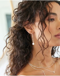 Najo - Double Beat Thread Earring