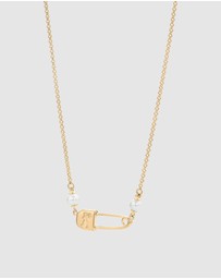 Karen Walker - Mini Runaway Safety Pin Necklace