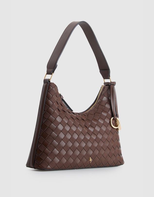 Laura Jones - Freya Weave Shoulder Bag