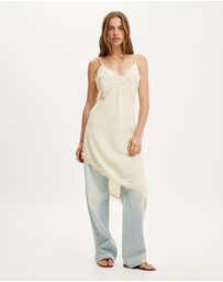 Cotton On - Layla Lace Slip Midi Dress