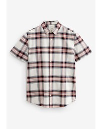 NEXT - Stretch Oxford Check Short Sleeve Shirt