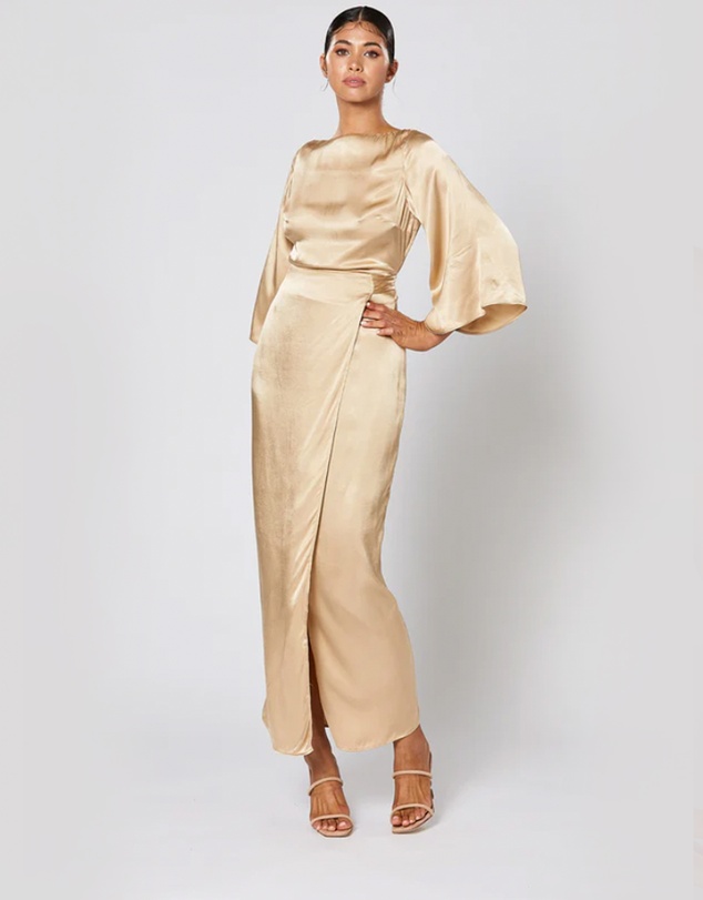 Winona - Cinta Dress Gold