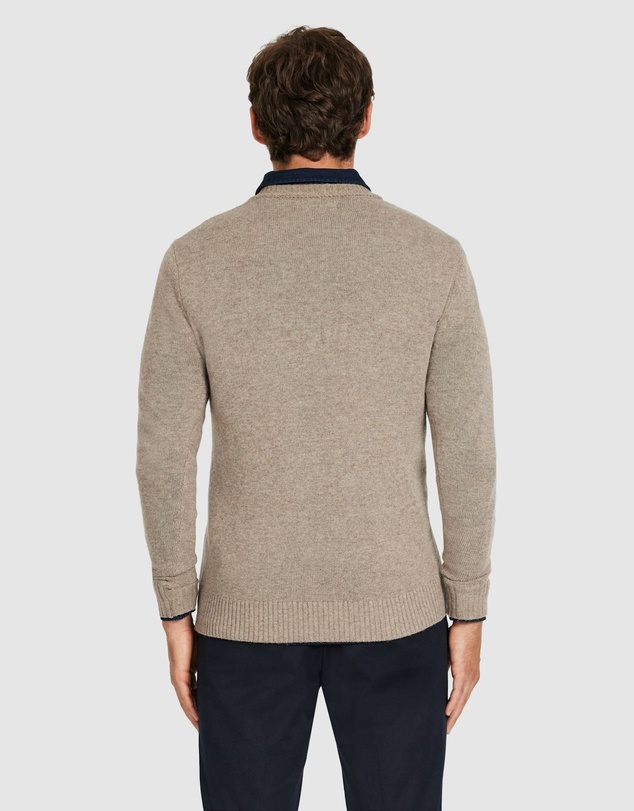 Tarocash - Orion Textured V Neck Knit
