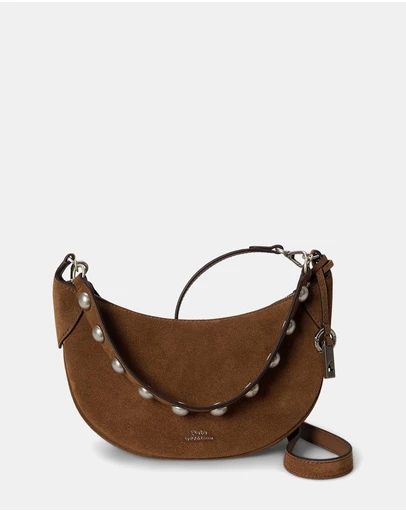 Polo Ralph Lauren - Polo ID Suede Mini Studded Bag