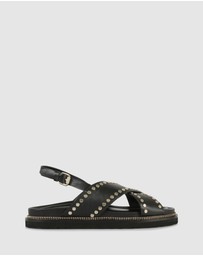 S by Sempre Di - Noir Sandals