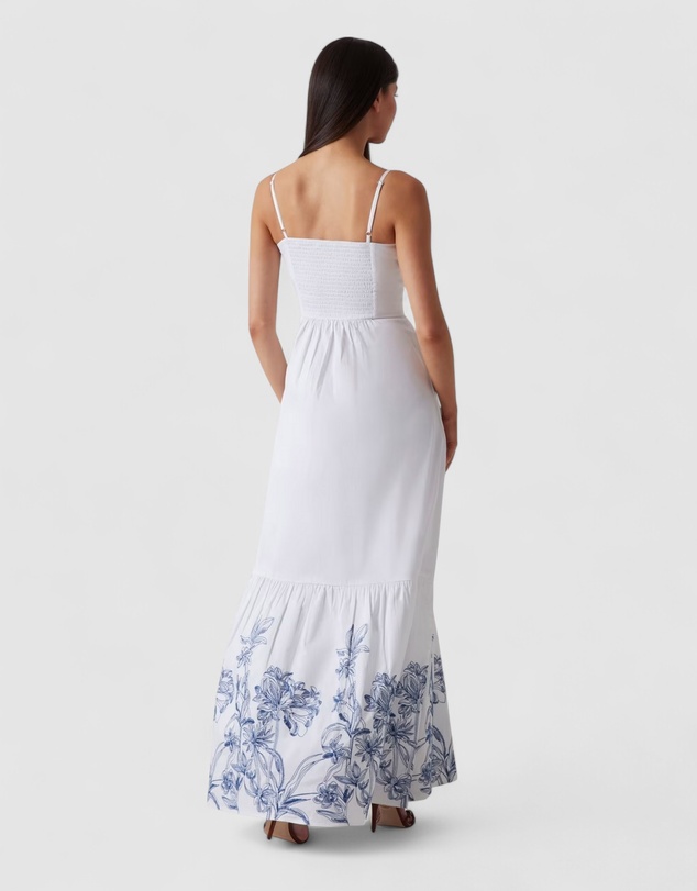 GUESS - Blanche Place Embroidered Long Dress