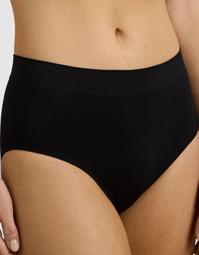 Lauren by Ralph Lauren - Lauren Seamless Recycled Jersey High Waist Full Brief