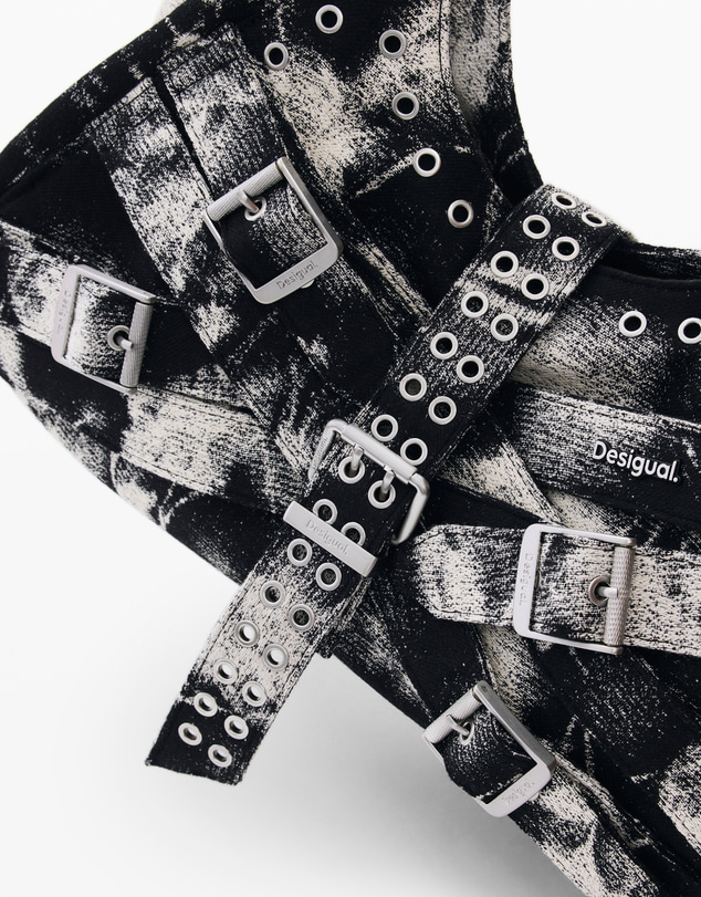 Desigual - Medium bag with buckles