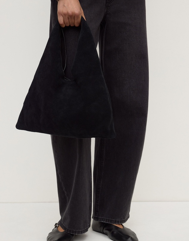 Assembly Label - Willow Suede Hobo Bag