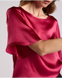 David Lawrence - Amora Silk Mix Top