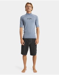 Billabong - Mens All Day Arch Short Sleeve Rash Vest
