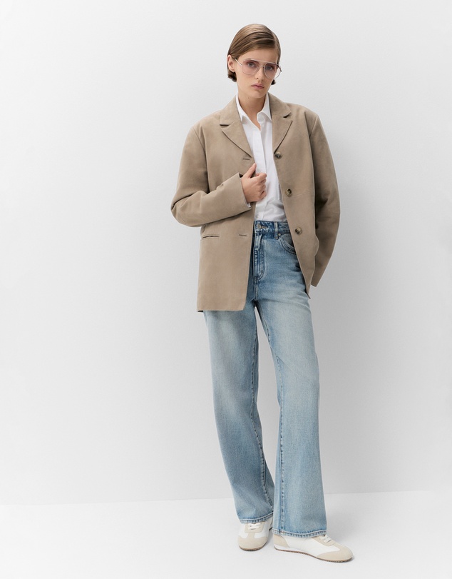 UNISON - Relaxed Suede Blazer