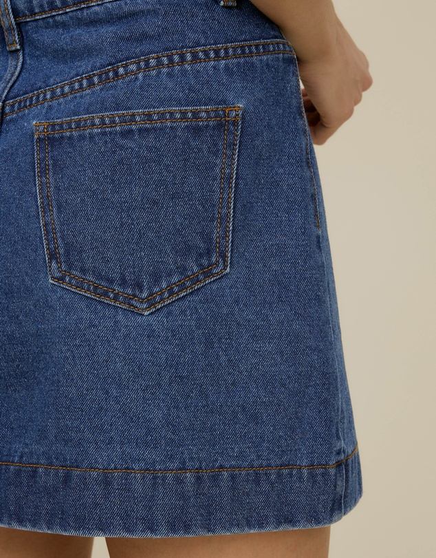 The Fated - Margot Denim Skirt