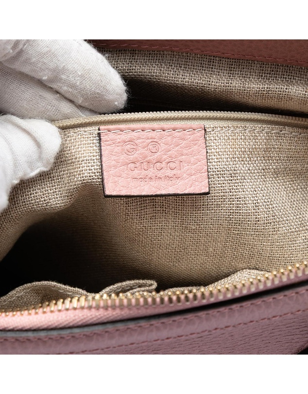 Pre-Loved by Azura Reborn - Pre-Loved Dollar Calfskin GG Charm Satchel