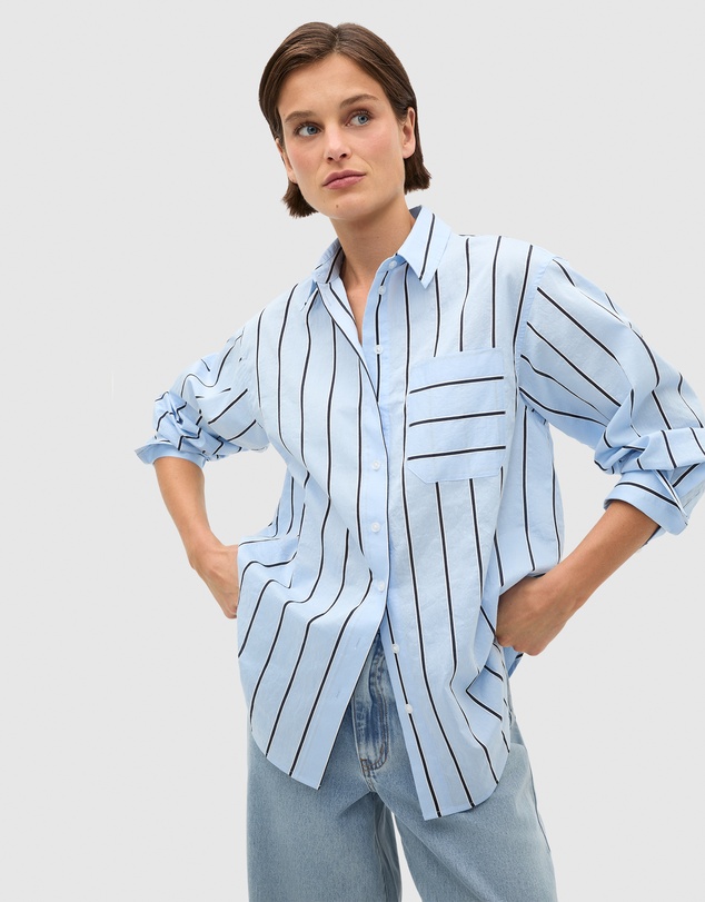 Seed Heritage - Textured Stripe Pocket Shirt