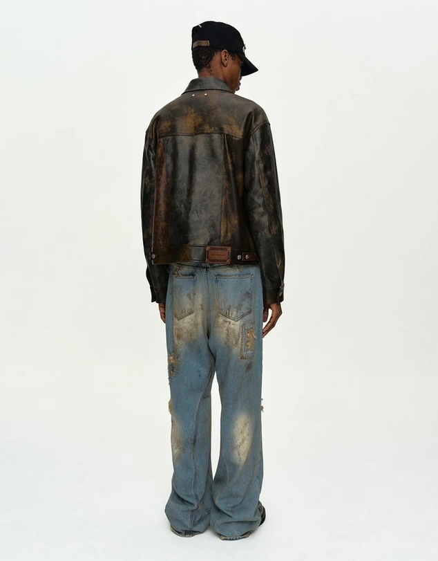 Andersson Bell - Destroyed Wide-Leg Jeans - Unisex