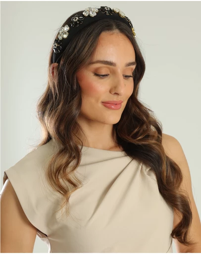 Morgan & Taylor - Gianna Headband in Black