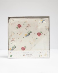 Little Stuff - Farm Friends Hooded Towel