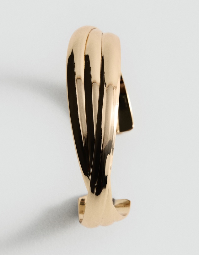 M.N.G - Rigid Bracelet with Relief