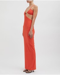 Christopher Esber - Crystal Cutaway Lycra Dress