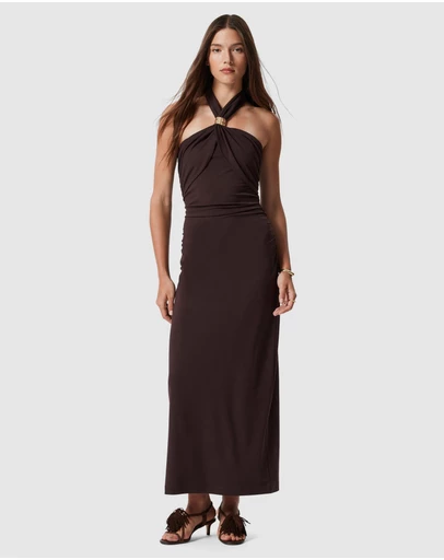 & Other Stories - Halterneck Midi Dress