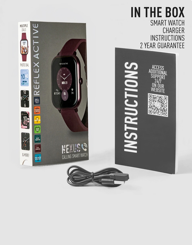 Reflex Active - Nexus Lite Burgundy Smart Watch