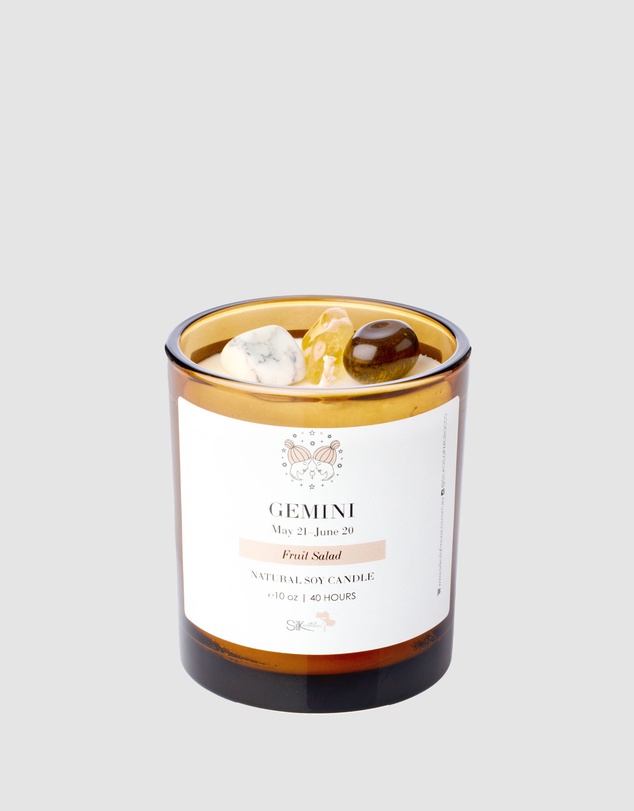 Silk Oil of Morocco - Gemini Amber Natural Soy Candle