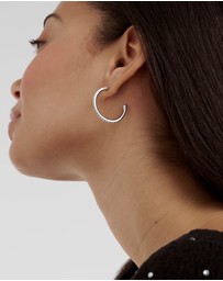 Ted Baker - CLANCI: Medium Crystal Hoop Earrings