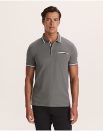 SABA - Ted Textured Cotton Polo