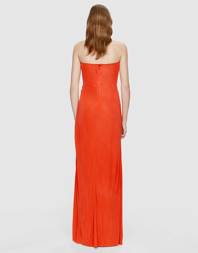 Christopher Esber - Arced Palm Strapless Dress