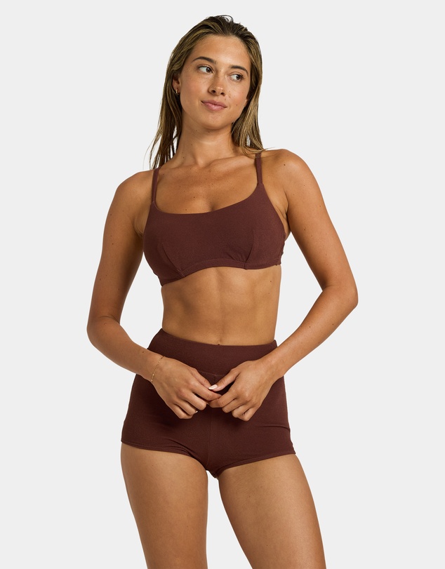 Roxy - Womens Palm Shadows Shorty Bikini Bottom