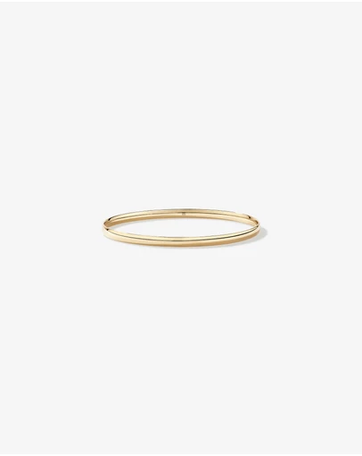 Michael Hill - Classic Oval Bangle in 18kt Gold Vermeil
