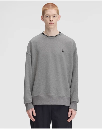 Fred Perry - Oversized Tipped Sweatshirt