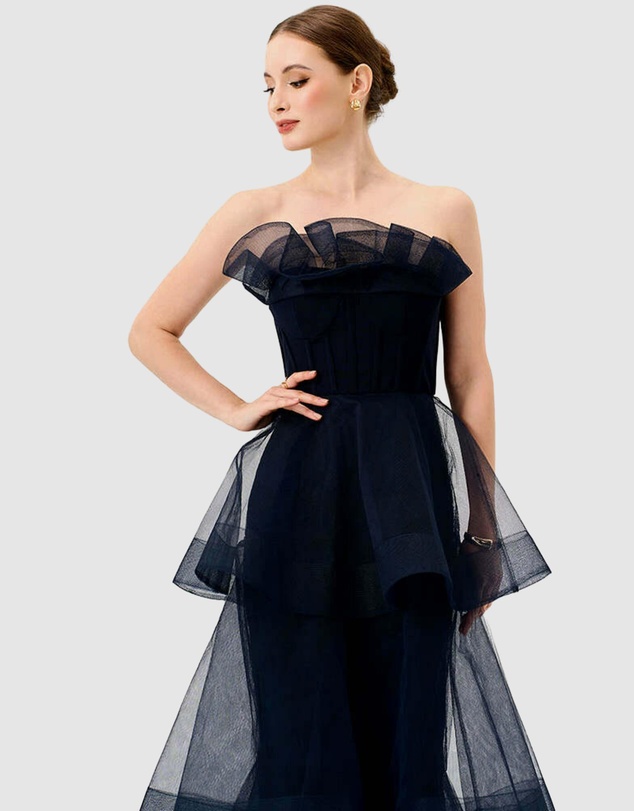 Bariano - Mae Tiered Ruffle Midi
