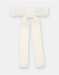 Morgan & Taylor - Vanessa Hair Bow in White