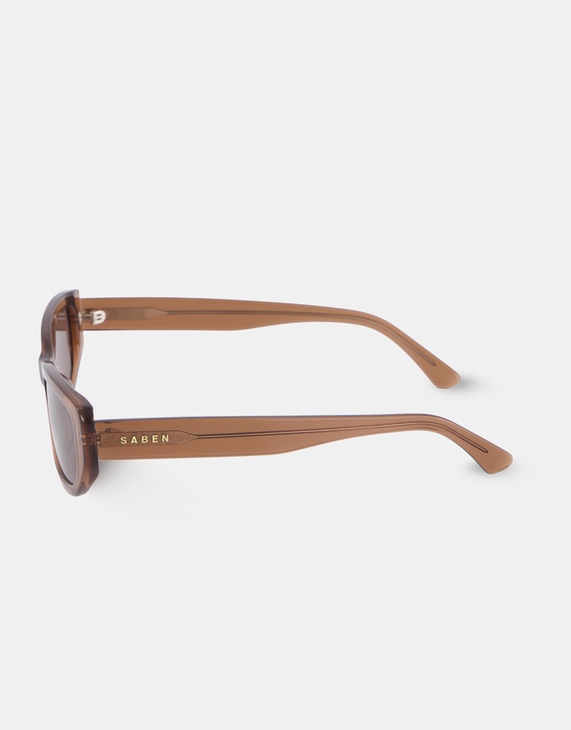 SABEN - Rory Sunglasses Sheer Brown