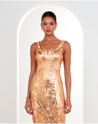 Pilgrim - Jordana V-neck Sequin Dress