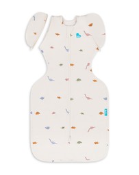 Love to Dream - Swaddle Up™ Transition Bag 1.0 TOG Stretch Cotton Dinosnore Cream