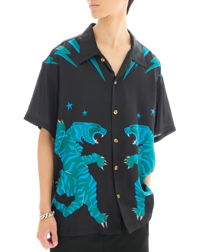 THE TALES - Osaka Tiger Silk Shirt