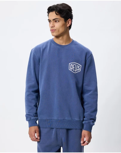 Deus Ex Machina - Shield Garment Dyed Crew Sweat