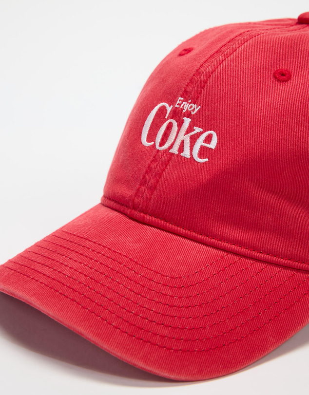 Gilroy - Coke Ballpark Red Heavy Wash Cheers Cap