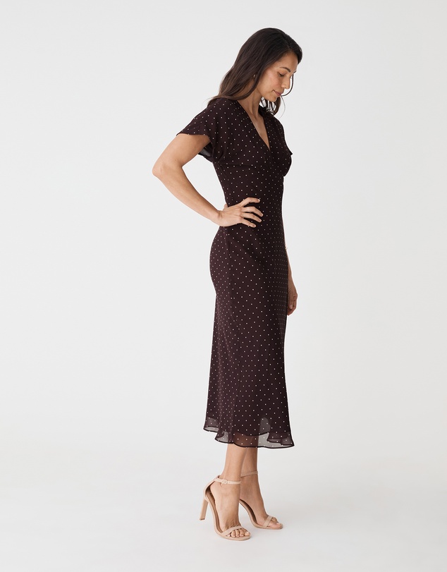 Forcast - Elise V-Neck Bias Dress