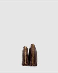 Republic of Florence - Duo Brown Leather Pouch Set