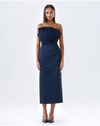 JUSTIN TONG - Rory Pleated Gown