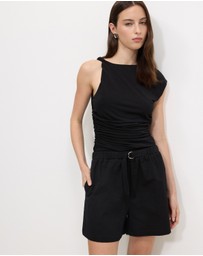 Calli - Piper Cotton Drill Shorts