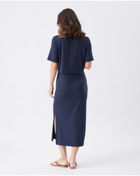 Ripe Maternity - Ivy Rib Nursing Dress