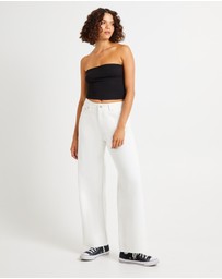 Subtitled - Alexa Mid Rise Relaxed Denim Jeans