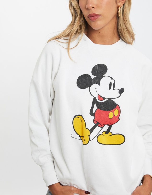 Vintage by The Real Deal - Pre Loved - Vintage 80s Disney Mickey Mouse Sweatshirt