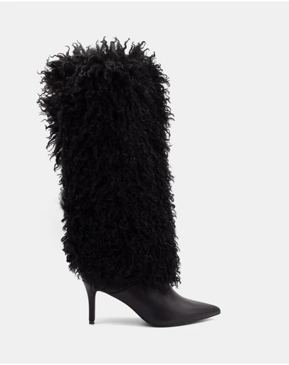 Therapy - Rival Furry Stiletto Boots