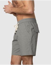 Mosmann - Travis Casual Shorts - Mid Grey